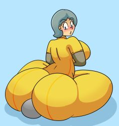 1female alternate_version_available anon ass ass_on_face ass_on_head between_ass between_buttocks big_ass big_butt blue_eyes blue_hair bulma_briefs bulma_briefs_(dragon_ball_super_superhero) buttcrush daisy-pink71 dragon_ball dragon_ball_super dragon_ball_super_super_hero facesitting femdom gumroad gumroad_reward head_between_ass head_between_cheeks huge_ass jumpsuit paid_reward sitting_on_another sitting_on_face sitting_on_person smothering smothering_ass yellow_jumpsuit