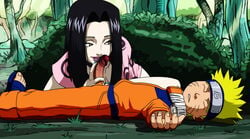 2boys age_difference black_hair blonde_hair blue_nails brown_eyes closed_eyes erect erect_penis femboy fingers gay grass hair haku_(naruto) handjob hands human imminent_deepthroat imminent_fellatio japanese_clothes lawgick licking licking_penis lips lipstick long_hair nail_polish naruto naruto_(classic) nose on_floor on_side open_mouth oral pale_skin penis penis_grab penis_lick pink_lipstick rape saliva shiny_skin shoes short_hair sleep_molestation sleeping smile surprised teeth tongue tongue_out trap tree uzumaki_naruto wood yaoi