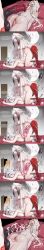 2d bedroom color comic dialogue english female image long_hair multiple_girls source_request tagme tail text white_hair