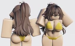 1girls 3d big_breasts bikini clothed cute cute_face fat_tits female nipples_visible_through_clothing reference_image reference_sheet roblox roblox_avatar roblox_studio robloxian rr34neko sfw sfw_version source_request tagme thick_thighs