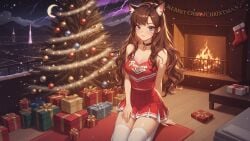 1girls after_masturbation after_vaginal ai_generated alcohol all_fours asking_for_it asking_for_sex beautiful beautiful_female beautiful_girl black_thong blue_eyes brown_hair brunette_female brunette_hair cat_ears catgirl christmas christmas_clothing christmas_decorations christmas_lights christmas_ornaments christmas_outfit christmas_present christmas_tree city city_background city_lights cityscape comfy condom_wrapper cum cum_on_breasts cum_on_thighs d.va dark_blue_eyes female fishnets imminent_masturbation indoors long_hair medium_breasts mirresex night night_sky on_knees overwatch presents pretty pretty_face pretty_girl see-through_clothing surrounded_by_christmas_presents tag_panic wavy_hair white_stockings white_thighhighs wish_that_was_me wrong_tags