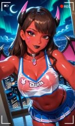 1girls after_masturbation after_vaginal ai_generated alcohol all_fours asking_for_it asking_for_sex beautiful beautiful_female beautiful_girl black_thong blue_eyes brown_hair brunette_female brunette_hair cat_ears catgirl christmas christmas_clothing christmas_decorations christmas_lights christmas_ornaments christmas_outfit christmas_present christmas_tree city city_background city_lights cityscape comfy condom_wrapper cum cum_on_breasts cum_on_thighs d.va dark_blue_eyes female fishnets imminent_masturbation indoors long_hair medium_breasts mirresex night night_sky on_knees overwatch presents pretty pretty_face pretty_girl see-through_clothing surrounded_by_christmas_presents tag_panic wavy_hair white_stockings white_thighhighs wish_that_was_me wrong_tags