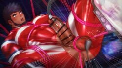 1boy abs anus anus_peek ass_visible_through_thighs balls balls_torture bara beard beefy biceps big_areola big_balls big_penis black_hair blue_eyes blurry_background blush bodysuit breasts bruise bruised_balls censor_bar censored censored_penis collecting_cum cum cum_drip cum_in_container cum_on_penis cum_string curved_penis daddy dilf dutch_angle emphasis_lines erect_nipples erection exposed exposed_penis foreskin frenulum frown gay hands_behind_back hero heroine_in_trouble hi_res hitting hitting_balls huge_cock humiliation hunk leaking_cum male male_breasts male_only male_penetrated male_ryona manly mature_male milking milking_machine moobs muscles muscular muscular_arms muscular_ass muscular_legs muscular_male muscular_thighs navel nipples_visible_through_clothing offscreen_character oppai original original_character pecs penis penis_bigger_than_head perineum pointless_censoring pulling pulling_balls quadriceps restrained restrained_arms restrained_legs retracted_foreskin rope rope_bondage semen short_hair sideburns six_pack spread_legs suspended suspended_in_midair suspension_bondage sweat sweatdrop tarutanite thick_cum thick_eyebrows thick_legs thick_penis thick_thighs tied tied_balls tied_up tight_clothing tongue_out torn_clothes torture tough_guy tremble_spikes trembling tube urethral urethral_insertion urethral_penetration vacuum_suck veiny_penis whip whip_marks whipping wince yaoi