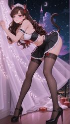 1girls after_masturbation after_vaginal ai_generated alcohol all_fours asking_for_it asking_for_sex beautiful beautiful_female beautiful_girl black_thong blue_eyes brown_hair brunette_female brunette_hair cat_ears catgirl christmas christmas_clothing christmas_decorations christmas_lights christmas_ornaments christmas_outfit christmas_present christmas_tree city city_background city_lights cityscape comfy condom_wrapper cum cum_on_breasts cum_on_thighs d.va dark_blue_eyes female fishnets imminent_masturbation indoors long_hair medium_breasts mirresex night night_sky on_knees overwatch presents pretty pretty_face pretty_girl see-through_clothing surrounded_by_christmas_presents tag_panic wavy_hair white_stockings white_thighhighs wish_that_was_me wrong_tags