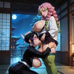 kanroji mitsuri from demon slayer by vertiloart