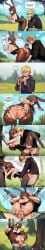 1boy 1girl against_tree ai_generated anal anal_beads anal_object_insertion anal_tail animal_ears anus ass black_hoodie blonde_hair blue_eyes blush breasts brown_eyes brown_hair butt_plug cleavage clothing_aside comic comic_strip cum cum_in_ass curvaceous curvaceous_body curves curvy curvy_body curvy_female curvy_figure day english_text fake_tail fishnets folded french_kiss full_nelson grass heart hetero holding hood hoodie hourglass_figure jaune_arc kiss kissing kissing_while_penetrated large_breasts leotard long_hair looking_back male_focus nipples open_mouth outdoors pantyhose patreon_logo patreon_username penis playboy_bunny presenting pussy rabbit_ears rabbit_tail rwby sex sex_from_behind sex_toy short_hair solo spread_ass standing_sex tail thighhighs tillian torn_clothes torn_pantyhose tree uncensored velvet_scarlatina voluptuous voluptuous_female wrist_cuffs