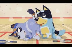 bandit heeler from bluey (series) by delirost