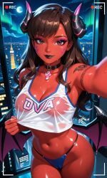 1girls after_masturbation after_vaginal ai_generated alcohol all_fours asking_for_it asking_for_sex beautiful beautiful_female beautiful_girl black_thong blue_eyes brown_hair brunette_female brunette_hair cat_ears catgirl christmas christmas_clothing christmas_decorations christmas_lights christmas_ornaments christmas_outfit christmas_present christmas_tree city city_background city_lights cityscape comfy condom_wrapper cum cum_on_breasts cum_on_thighs d.va dark_blue_eyes female fishnets imminent_masturbation indoors long_hair medium_breasts mirresex night night_sky on_knees overwatch presents pretty pretty_face pretty_girl see-through_clothing surrounded_by_christmas_presents tag_panic wavy_hair white_stockings white_thighhighs wish_that_was_me wrong_tags