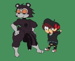 sable able from animal crossing by comicshawkins