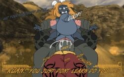 absurd_res accessory anthro ass balls big_balls big_breasts big_butt big_penis breasts cock_ring deathclaw dragon duo fallout female genitals gold_cock_ring hi_res hud huge_balls huge_breasts huge_butt huge_cock humanoid hyper hyper_balls hyper_genitalia hyper_penis jewelry male male/female microsoft mila_(nol) mythological_creature mythological_scalie mythology nipples non-mammal_nipples penetration penis penis_accessory penis_jewelry rusan_(theimperialis) scalie stomach_bulge theimperialis user_interface vaginal_penetration vault_boy zeiro
