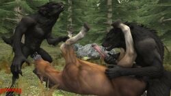 skyrim werewolf fan art
