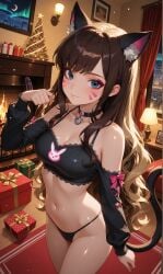 1girls after_masturbation after_vaginal ai_generated alcohol all_fours asking_for_it asking_for_sex beautiful beautiful_female beautiful_girl black_thong blue_eyes brown_hair brunette_female brunette_hair cat_ears catgirl christmas christmas_clothing christmas_decorations christmas_lights christmas_ornaments christmas_outfit christmas_present christmas_tree city city_background city_lights cityscape comfy condom_wrapper cum cum_on_breasts cum_on_thighs d.va dark_blue_eyes female fishnets imminent_masturbation indoors long_hair medium_breasts mirresex night night_sky on_knees overwatch presents pretty pretty_face pretty_girl see-through_clothing surrounded_by_christmas_presents tag_panic wavy_hair white_stockings white_thighhighs wish_that_was_me wrong_tags