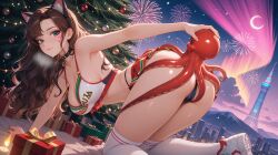 1girls after_masturbation after_vaginal ai_generated alcohol all_fours asking_for_it asking_for_sex beautiful beautiful_female beautiful_girl black_thong blue_eyes brown_hair brunette_female brunette_hair cat_ears catgirl christmas christmas_clothing christmas_decorations christmas_lights christmas_ornaments christmas_outfit christmas_present christmas_tree city city_background city_lights cityscape comfy condom_wrapper cum cum_on_breasts cum_on_thighs d.va dark_blue_eyes female fishnets imminent_masturbation indoors long_hair medium_breasts mirresex night night_sky on_knees overwatch presents pretty pretty_face pretty_girl see-through_clothing surrounded_by_christmas_presents tag_panic wavy_hair white_stockings white_thighhighs wish_that_was_me wrong_tags