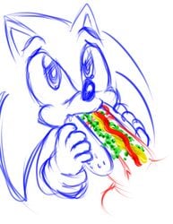 balls furry gay hedgehog knuckles_the_echidna mammal monochrome oral penis sonic_(series) sonic_the_hedgehog sonknux studiotrue uini