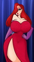 ai_generated big_breasts bra jessica_rabbit tagme video white