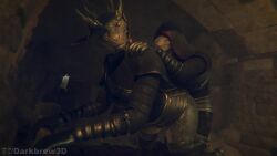 1boy 1girls 3d 3d_(artwork) 3d_animation anal anal_penetration anal_sex animated argonian argonian_female argonian_male barbed_penis blender cum_inside darkbrew doggy_style male/female oblivion_remastered ocheeva official_voice scalie sex sound sound_warning tagme the_elder_scrolls the_elder_scrolls_iv:_oblivion video