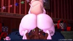1boy 1boy1girl 1girls 2025 3d 3d_animation anal animated anthro ass bed bedroom big_ass big_breasts big_butt breasts brown_body brown_skin charlie_morningstar_(hazbin_hotel) christmas_decorations christmas_gift christmas_hat christmas_outfit completely_naked_female completely_naked_male cowgirl_position cum cum_in_pussy dark-skinned_male female green_hair hazbin_hotel huge_balls huge_breasts huge_cock hyper_ass larger_female lovemilliesm male male_on_female naked naked_female naked_male nude nude_female opennsfwsp pussy shorter_than_two_minutes size_difference smaller_male sound splatoon tagme twitter_username vagina vaginal_penetration video white_body white_skin