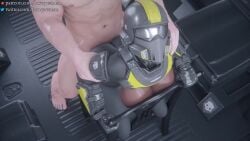 1boy 1girls 3d alternate_version_available ambiguous_penetration animated big_ass bouquetman continue_after_cum cum cum_inside dark-skinned_female helldiver_(helldivers) helldivers helldivers_2 helmet interracial light-skinned_male male/female masked_female moaning ripped_clothing sound tagme video