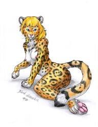2010 alma_aurora anthro artist_name biped black_body black_fur breasts casual casual_nudity dated feet felid feline female fingers fur furaffinity glistening_arms glistening_ears glistening_eyes glistening_face glistening_hair glistening_legs handpaw jaguar jaguar_ears jaguar_girl jaguar_humanoid jaguar_print jaguar_spots jaguar_tail mammal multicolored_body multicolored_fur nipples no_sex nude pantherine pawpads paws pink_pawpads raika shiny_arms shiny_body shiny_breasts shiny_fur shiny_shoulders shiny_tail signature simple_background solo tail text uncensored uncensored_breasts whiskers white_background white_body white_fur