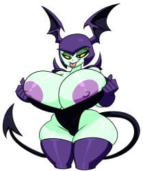 1girls batgal big_breasts breasts female female_only green_skin helmet helmet_only huge_breasts hyper_breasts large_breasts nipples shantae solo solo_female tail thick thick_ass thick_legs thick_thighs thighs tongu tongue tongue_out top_heavy video_game_character video_games wallyroo wide_ass wide_hipped_female wide_hips wide_thighs