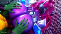 16:9 3d 3d_animation abs animated anthro anthro_on_anthro areolae balls big_balls big_breasts big_penis boobjob breast_grab breast_play breasts cyborg digital_media_(artwork) dragon eria_(dragonmaster2653) faceless_male glistening_body high_framerate humanoid_genitalia humanoid_penis kasdaq kasdaq_(character) lizard loop male/female mythological_creature mythological_scalie navel nipples no_sound seamless_loop short_playtime tagme titjob video