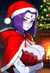 raven (dc) from christmas by juuicyai