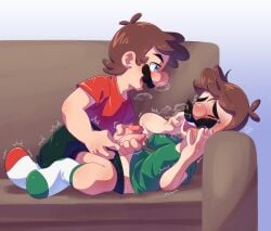 luigi from mario (series) by golosa