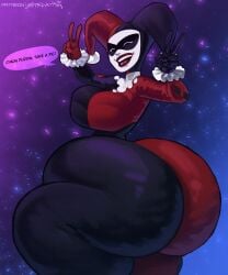 1girls ass ass_bigger_than_head ass_bigger_than_torso big_ass blue_eyes bodysuit bottom_heavy breasts bubble_ass bubble_butt clown dc_comics fat_ass female female_only harley_quinn huge_ass hyper hyper_ass ignantastro large_ass massive_ass solo stardustpapi thick_ass thick_thighs thunder_thighs wide_hips