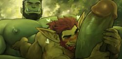 anal anal_sex druid druid_of_hungwood gay ogre video_games