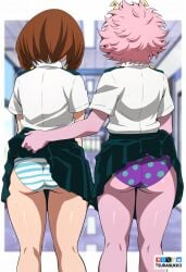 mina ashido from my hero academia by tsuranukko