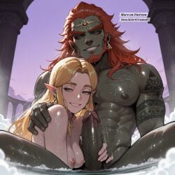 ganondorf from the legend of zelda by newaiartcreator