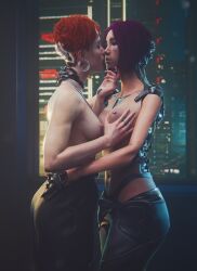 aurore cassel from cyberpunk 2077 by takerskiy