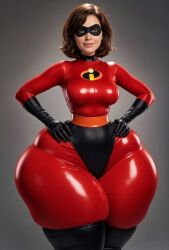 1girls ai_generated ass at big breasts brown brown_hair clothing comic confident costume cover curvy domino elastigirl facing fat female figure gigantic hair hand helen_parr hip hips huge imminent jiggling light light-skinned looking mask masked massive mature milf mother narrow on pixar rape sex short skin small smooth superhero superheroine thick thighs thin thug thunder thunderthighs tight viewer voluptuous waist wide