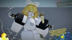 1girls 3d 3d_(artwork) areolae arrymix baseplate breasts gloves microphone nipples nude reference_image roblox roblox_game robloxian rule_34_comment self_upload tagme the_battle_bricks thighs vocalist_(the_battle_bricks) yellow_hair