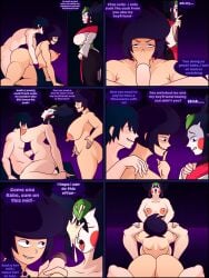 1boy 2girls 3some asian asian_female bibi_(brawl_stars) brawl_stars caught caught_in_the_act cheating cheating_wife comic comic_page comic_panel couple couple_(romantic) couple_sex cum cum_shot cumshot daughter japanese japanese_female kaze_(brawl_stars) milf mother mother_and_daughter sel threesome