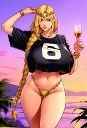 1girls ai_generated big_ass elden_ring female female_only fromsoftware grand_theft_auto grand_theft_auto_vi huge_ass huge_breasts leo_dawg queen_marika_the_eternal rockstar_games solo thick_thighs vice_city_cover_girl wide_hips