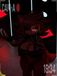 3d 3d_(artwork) angry angry_expression angry_eyes angry_face angry_female artist_logo artist_name big_breasts big_thighs bikini blender boobs camera camera_hud camera_pov dark darkness fap_nights_at_frenni's female female_focus female_only fexa fexa_(cryptia) five_nights_at_freddy's fredina's_nightclub furry furry_female furry_only glowing_eyes holding holding_object hook hook_hand light looking_at_viewer muffintop20 pirate red_light scary self_upload solo stage watermark