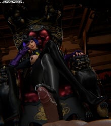 3d crossover dolls_(street_fighter) female female_focus kazehiro male reina_mishima sex street_fighter tagme tekken