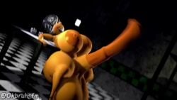 3d animated big_balls big_breasts big_penis five_nights_at_freddy's futanari longer_than_one_minute no_sound ok_bruh okbruhsfm tagme toy_chica_(cyanu) toy_chica_(fnaf) video