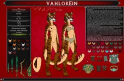 feline female frostwyrm102 khajiit mammal model_sheet nude pussy skyrim the_elder_scrolls vahlorein video_games