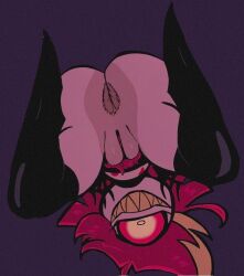 anus big_ass cyclops demon_girl edit hazbin_hotel maid nanodude78 niffty niffty_fucker no_panties pov_facesitting pubic_hair pussy red_hair upskirt vivienne_medrano