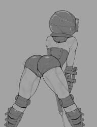 1girl athosart big_ass big_sister big_sister_(bioshock) bioshock bioshock_2 diving_suit female helmet solo solo_female thick_thighs