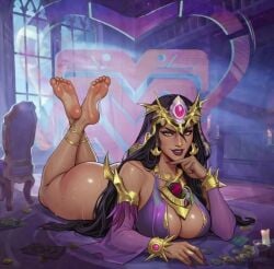 ai_generated ass ass_focus barefeet barefoot big_ass dominant_female feet feet_fetish feet_focus feet_tease feet_together foot_fetish foot_focus foot_play goddess marvel marvel_rivals mind_control ownership scarlet_witch scarlet_witch_(marvel_rivals) scarlet_witch_(twisted_conjurer) seducing sexy_body sexy_female slave teasing