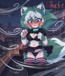 ai_generated female female_only furry furry_only kit_community solo solo_female text wind