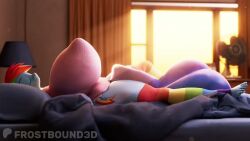 extremely_long_penis fluttershy_(mlp) friendship_is_magic frostbound futanari my_little_pony penis_growth penis_growth_(enlargement) rainbow_dash_(mlp) sleeping tagme video