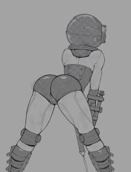 1girl athosart big_ass big_sister big_sister_(bioshock) bioshock bioshock_2 diving_suit female helmet solo solo_female thick_thighs