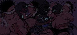 2boys amputee arachnid blindfold foreplay gay human interspecies kissing look_outside lyle_(look_outside) male male_only maria_ruta mechanical monster monster_on_human monster_on_male sam_(look_outside) size_difference teratophilia unusual_anatomy