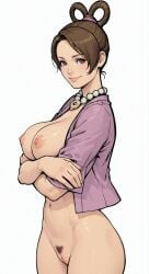 ai_generated female long_hair nude pubic_hair