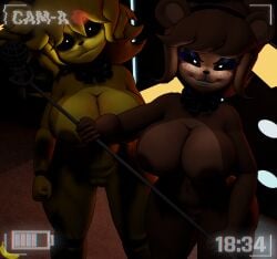 3d 3d_(artwork) angry angry_expression angry_eyes angry_face angry_female artist_logo artist_name big_breasts big_thighs blender boobs camera camera_hud camera_pov dark darkness fap_nights_at_frenni's female female_focus female_only five_nights_at_freddy's fredina's_nightclub furry furry_female furry_only glowing_eyes holding holding_object light looking_at_viewer muffintop20 naked naked_female pussy scary self_upload solo stage watermark