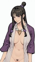 ai_generated female long_hair nude pubic_hair